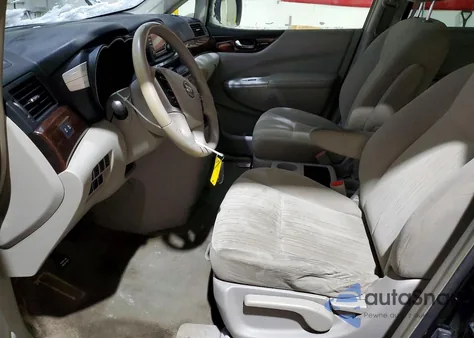 2015 Nissan Quest S from USA, damaged, VIN JN8AE2KP2F9121696